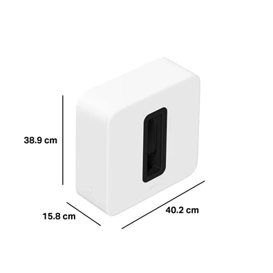 Sonos Sub 4 fehér vezeték nélküli aktív mélysugárzó Sonos Sub 4 fehér vezeték nélküli aktív mélysugárzó