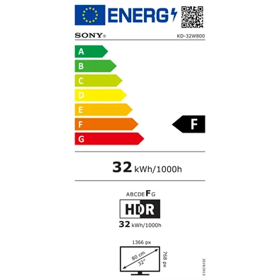 Sony 32" KD32W800P1AEP HD Ready Android Smart LCD TV Sony 32" KD32W800P1AEP HD Ready Android Smart LCD TV