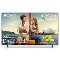 Sony 43" Bravia 3 K43S35BP 4K UHD Smart LED TV (Újracsomagolt)