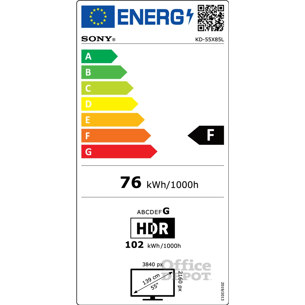 Sony 55" KD55X85LAEP 4K UHD Smart LED TV