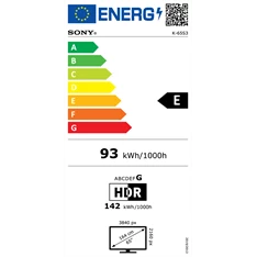 Sony 65" Bravia 3 K65S35B 4K UHD Smart LED TV (Újracsomagolt)