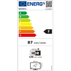 Sony 65" Bravia 8 II K65XR8M25BP 4K UHD Smart QD-OLED TV