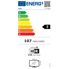 Sony 77" K77XR80PAEP 4K UHD Smart OLED TV