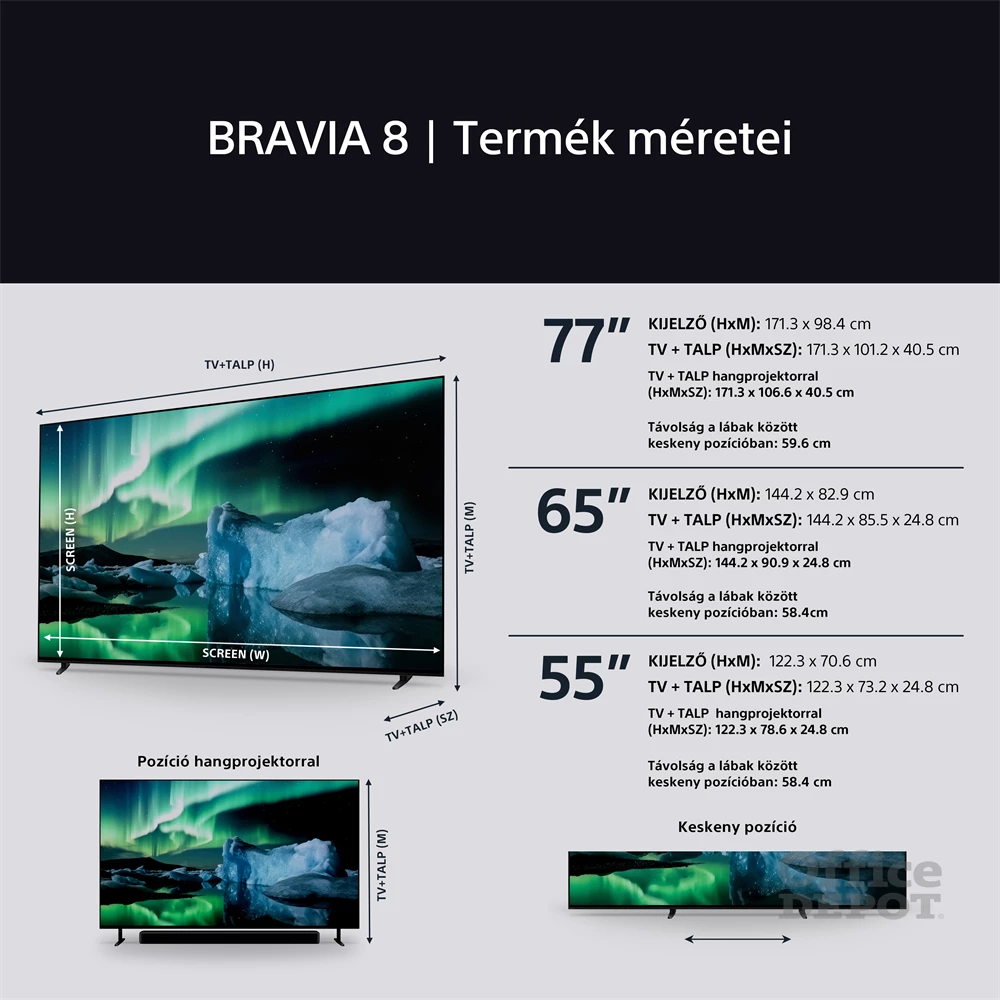 Sony 77" K77XR80PAEP 4K UHD Smart OLED TV