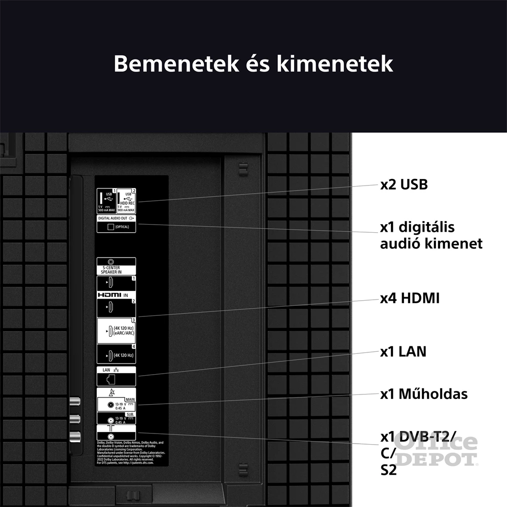 Sony 85" Bravia 3 K85S35BP 4K UHD Smart LED TV