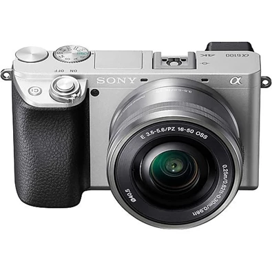 Sony A6100 MILC kit ezüst fényképezőgép Sony A6100 MILC kit ezüst fényképezőgép