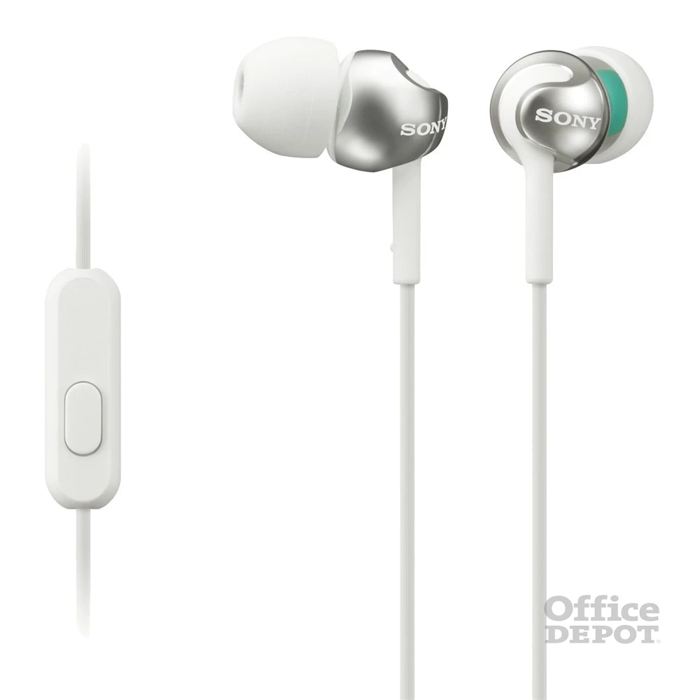 Sony MDREX110APW.CE7 mikrofonos fehér fülhallgató