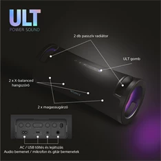 Sony SRSULT70B.EU8 ULT FIELD 7 hordozható vezeték nélküli Bluetooth hangszóró Sony SRSULT70B.EU8 ULT FIELD 7 hordozható vezeték nélküli Bluetooth hangszóró