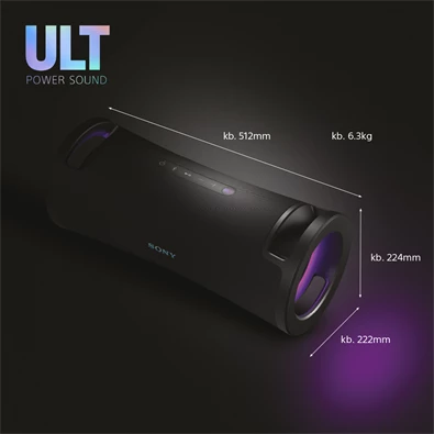Sony SRSULT70B.EU8 ULT FIELD 7 hordozható vezeték nélküli Bluetooth hangszóró Sony SRSULT70B.EU8 ULT FIELD 7 hordozható vezeték nélküli Bluetooth hangszóró