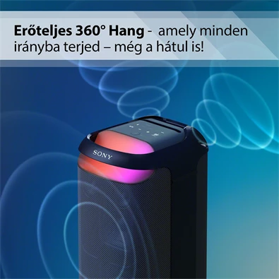 Sony SRSXV800B.CEL hordozható vezeték nélküli hangszóró Sony SRSXV800B.CEL hordozható vezeték nélküli hangszóró
