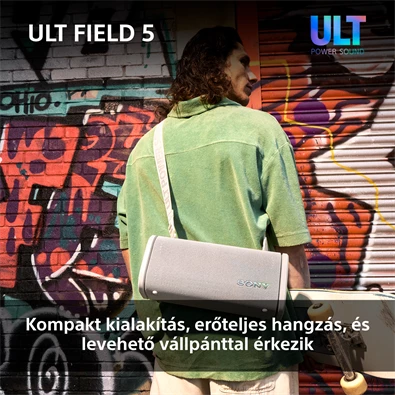 Sony ULT Field 5 fehér Bluetooth hagnszoró Sony ULT Field 5 fehér Bluetooth hagnszoró
