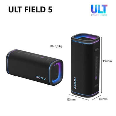 Sony ULT Field 5 fehér Bluetooth hagnszoró Sony ULT Field 5 fehér Bluetooth hagnszoró