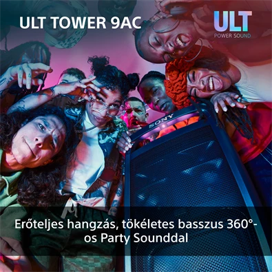 Sony ULT Tower 9 party hangszóró Sony ULT Tower 9 party hangszóró