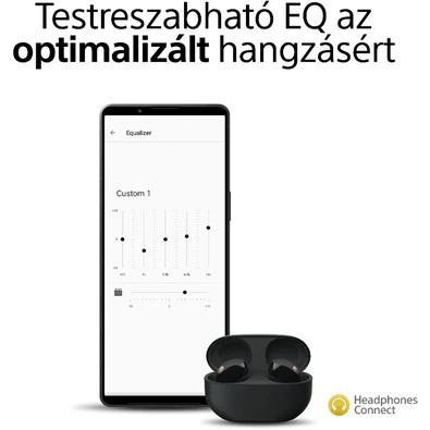 Sony WF1000XM5B.CE7 True Wireless Bluetooth zajszűrős fekete fülhallgató Sony WF1000XM5B.CE7 True Wireless Bluetooth zajszűrős fekete fülhallgató