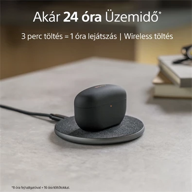 Sony WF1000XM5B.CE7 True Wireless Bluetooth zajszűrős fekete fülhallgató Sony WF1000XM5B.CE7 True Wireless Bluetooth zajszűrős fekete fülhallgató