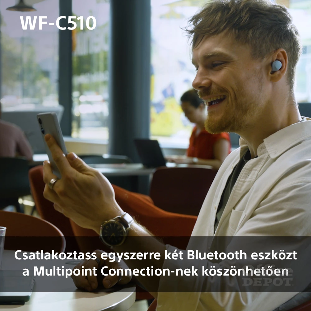 Sony WFC510Y.CE7 True Wireless Bluetooth sárga fülhallgató
