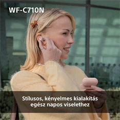 Sony WFC710 True Wireless Bluetooth zajszűrős fehér fülhallgató