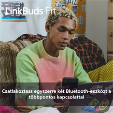 Sony WF-LS910N Linkbuds Fit zajszürős True Wireless Bluetooth zöld fülhallgató Sony WF-LS910N Linkbuds Fit zajszürős True Wireless Bluetooth zöld fülhallgató