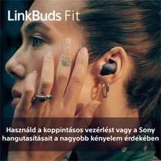 Sony WF-LS910N Linkbuds Fit zajszürős True Wireless Bluetooth zöld fülhallgató Sony WF-LS910N Linkbuds Fit zajszürős True Wireless Bluetooth zöld fülhallgató