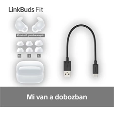 Sony WF-LS910N Linkbuds Fit zajszürős True Wireless Bluetooth zöld fülhallgató Sony WF-LS910N Linkbuds Fit zajszürős True Wireless Bluetooth zöld fülhallgató