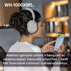 Sony WH-1000XM5 Bluetooth éjkék fejhallgató Sony WH-1000XM5 Bluetooth éjkék fejhallgató