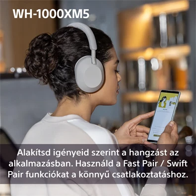 Sony WH-1000XM5 Bluetooth éjkék fejhallgató Sony WH-1000XM5 Bluetooth éjkék fejhallgató
