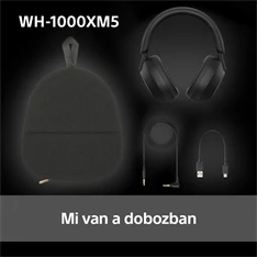 Sony WH-1000XM5 Bluetooth fekete fejhallgató Sony WH-1000XM5 Bluetooth fekete fejhallgató