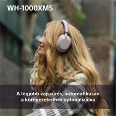 Sony WH-1000XM5 Bluetooth rózsaszín fejhallgató Sony WH-1000XM5 Bluetooth rózsaszín fejhallgató