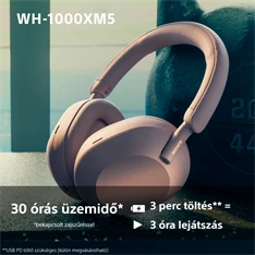Sony WH-1000XM5 Bluetooth rózsaszín fejhallgató Sony WH-1000XM5 Bluetooth rózsaszín fejhallgató