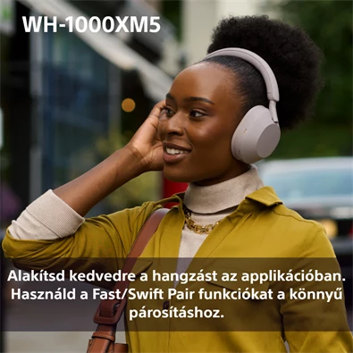 Sony WH-1000XM5 Bluetooth rózsaszín fejhallgató Sony WH-1000XM5 Bluetooth rózsaszín fejhallgató