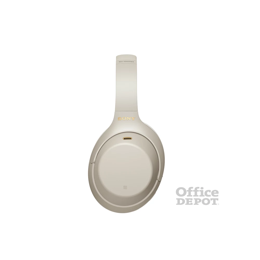 Sony WH1000XM4 Hi-Res Bluetooth/aptX ezüst mikrofonos fejhallgató