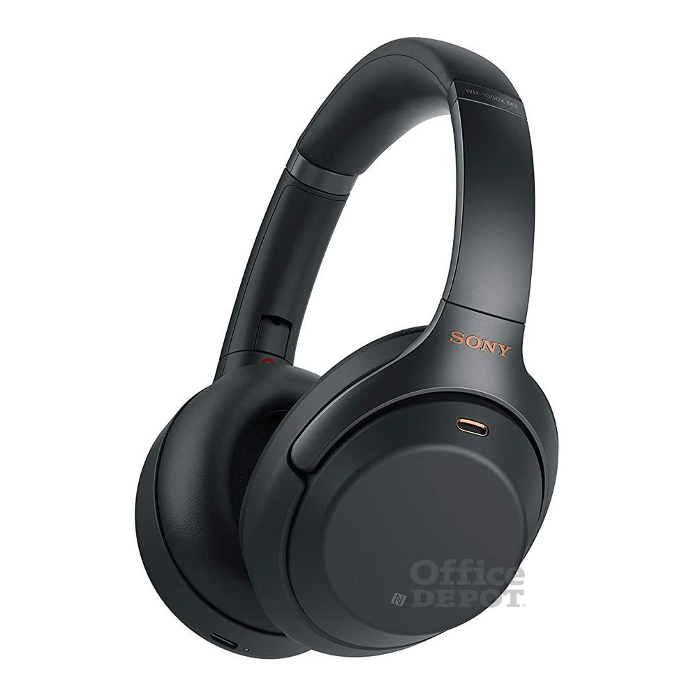 Sony WH1000X M3 Hi-Res Bluetooth/aptX mikrofonos fekete fejhallgató