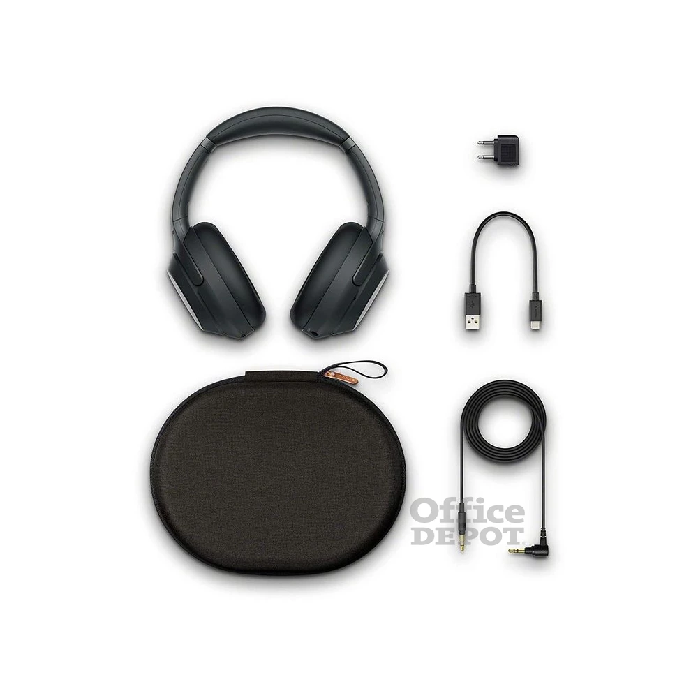 Sony WH1000X M3 Hi-Res Bluetooth/aptX mikrofonos fekete fejhallgató