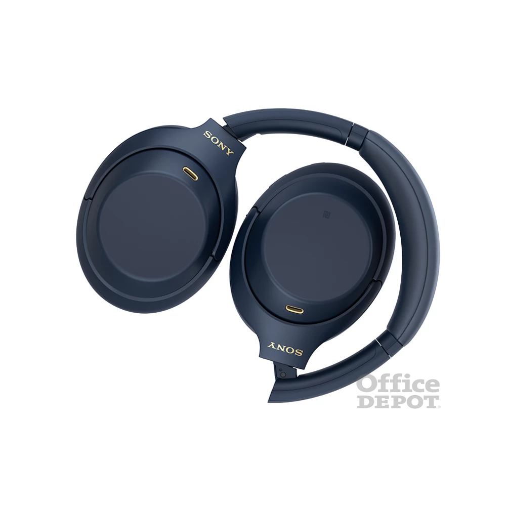 Sony WH1000XM4 Hi-Res Bluetooth/aptX éjkék mikrofonos fejhallgató