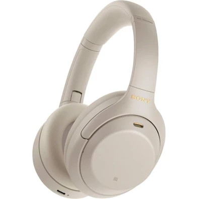 Sony WH1000XM4 Hi-Res Bluetooth/aptX ezüst mikrofonos fejhallgató Sony WH1000XM4 Hi-Res Bluetooth/aptX ezüst mikrofonos fejhallgató