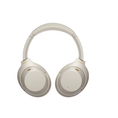 Sony WH1000XM4 Hi-Res Bluetooth/aptX ezüst mikrofonos fejhallgató Sony WH1000XM4 Hi-Res Bluetooth/aptX ezüst mikrofonos fejhallgató