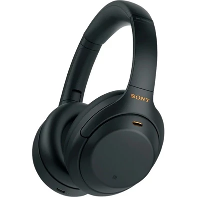 Sony WH1000XM4 Hi-Res Bluetooth/aptX fekete mikrofonos fejhallgató Sony WH1000XM4 Hi-Res Bluetooth/aptX fekete mikrofonos fejhallgató