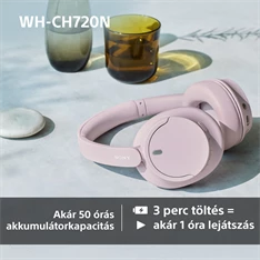 Sony WHCH720NP Bluetooth zajszűrős rózsaszín fejhallgató Sony WHCH720NP Bluetooth zajszűrős rózsaszín fejhallgató