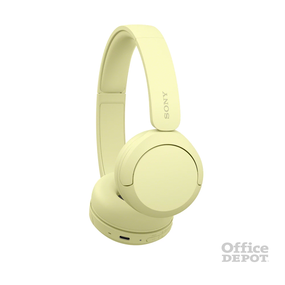 Sony WH-CH520 Bluetooth sárga fejhallgató