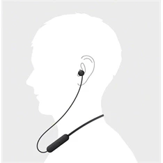 Sony WIC200B Bluetooth fekete fülhallgató Sony WIC200B Bluetooth fekete fülhallgató