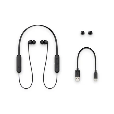 Sony WIC200B Bluetooth fekete fülhallgató Sony WIC200B Bluetooth fekete fülhallgató