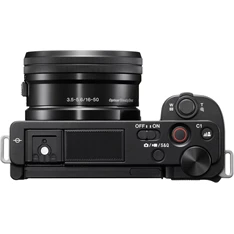 Sony ZV-E10 vlogkamera + 16-50 mm objektív Sony ZV-E10 vlogkamera + 16-50 mm objektív