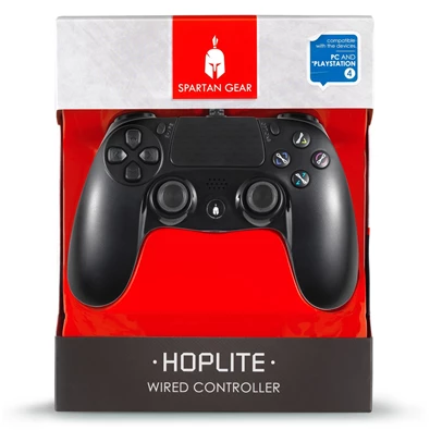 Spartan Gear 2807574 Hoplite PS4 vezetékes fekete kontroller Spartan Gear 2807574 Hoplite PS4 vezetékes fekete kontroller