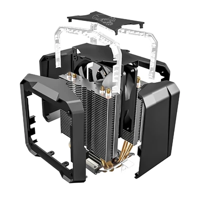 Spirit of Gamer CPU AIRCOOLER PRO ARGB aluminium/réz processzor hűtő (Újracsomagolt) Spirit of Gamer CPU AIRCOOLER PRO ARGB aluminium/réz processzor hűtő (Újracsomagolt)