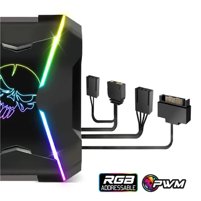 Spirit of Gamer CPU AIRCOOLER PRO ARGB aluminium/réz processzor hűtő (Újracsomagolt) Spirit of Gamer CPU AIRCOOLER PRO ARGB aluminium/réz processzor hűtő (Újracsomagolt)