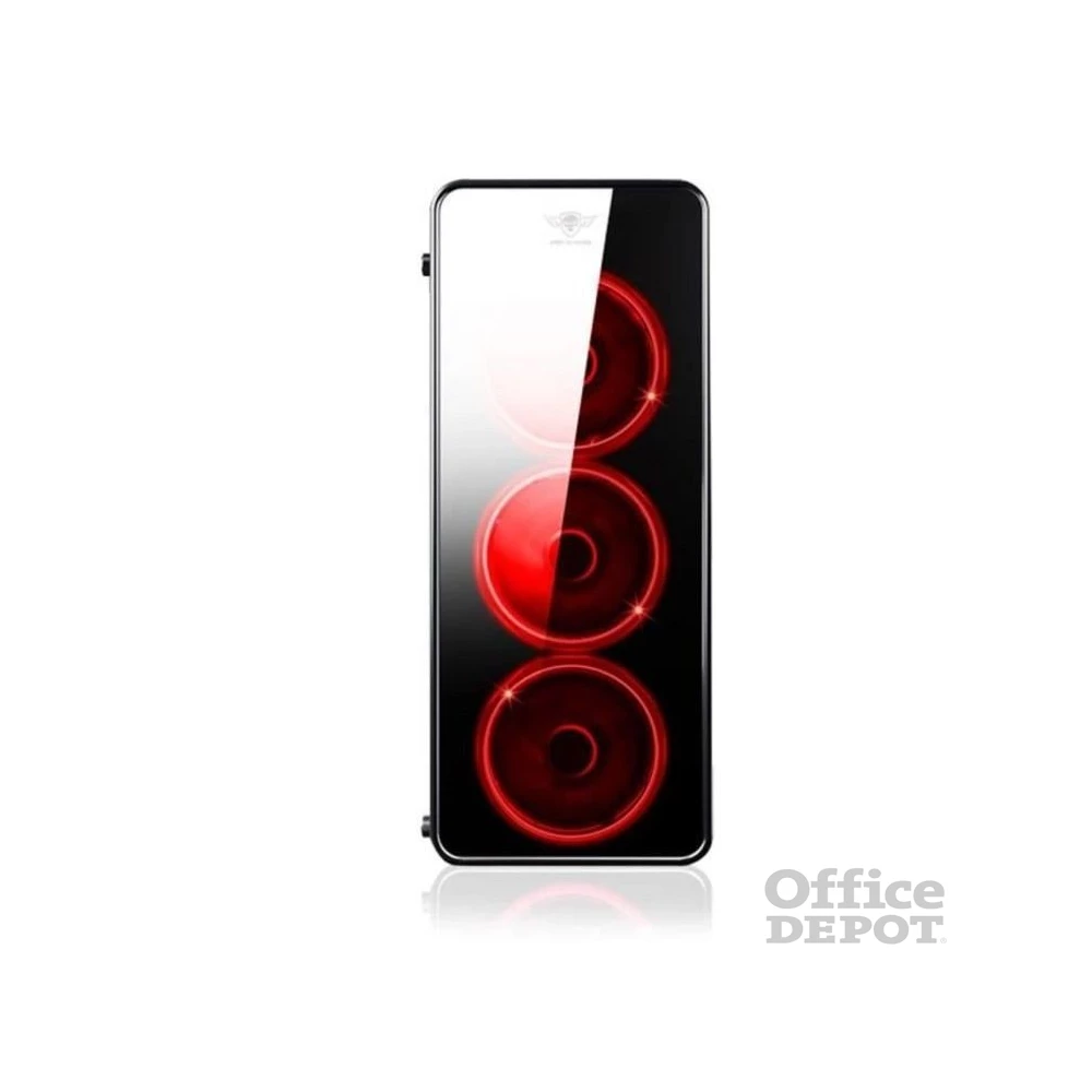 Spirit of Gamer Deathmatch VII RGB fekete ablakos táp nélküli ATX ház