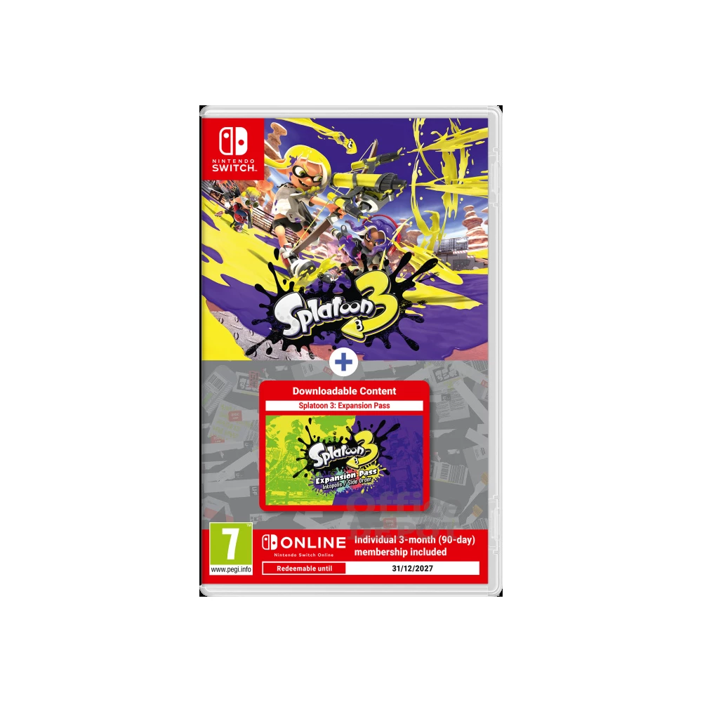 Splatoon 3 + Expansion Nintendo Switch játékszoftver