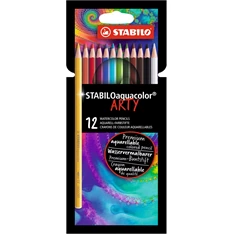 Stabilo ARTY Aquacolor 12db-os színes ceruza készlet Stabilo ARTY Aquacolor 12db-os színes ceruza készlet