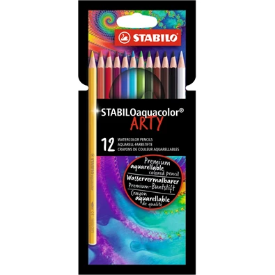 Stabilo ARTY Aquacolor 12db-os színes ceruza készlet Stabilo ARTY Aquacolor 12db-os színes ceruza készlet
