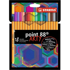 Stabilo ARTY Point 88 18db-os vegyes színű tűfilc készlet